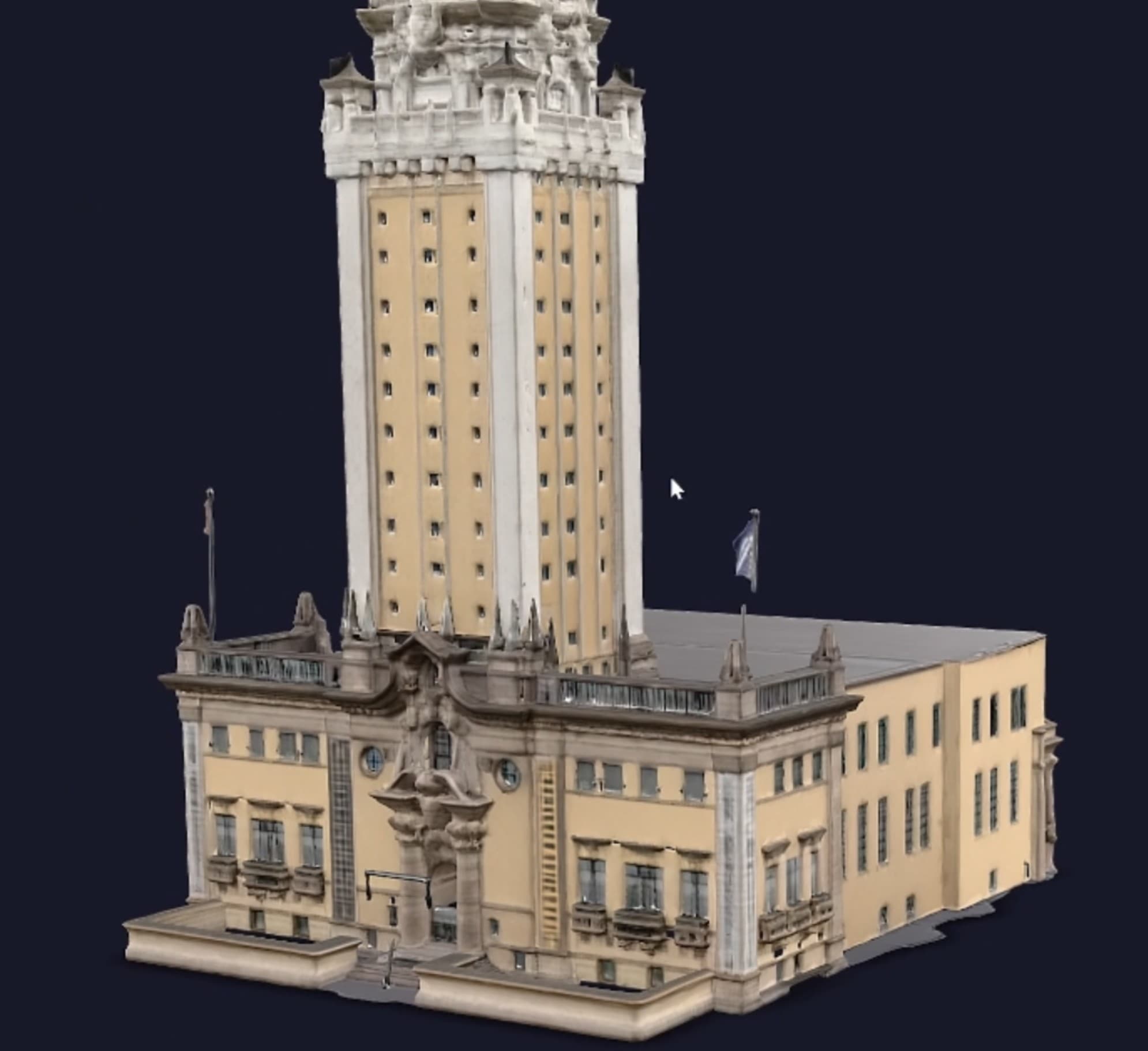 3D mesh output generated from the Gemini geometry description